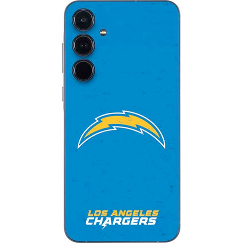 NFL Los Angeles Chargers - Alternate Distressed Galaxy A55 5G Skin