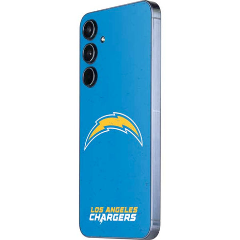 NFL Los Angeles Chargers - Alternate Distressed Galaxy A55 5G Skin