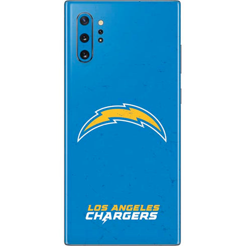 NFL Los Angeles Chargers - Alternate Distressed Galaxy Note 10 Plus Skin