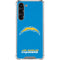 NFL Los Angeles Chargers - Alternate Distressed Galaxy S24 FE Clear Case