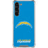 NFL Los Angeles Chargers - Alternate Distressed Galaxy S24 FE Clear Case