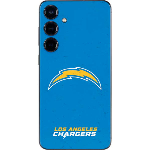 NFL Los Angeles Chargers - Alternate Distressed Galaxy S25 Plus Skin