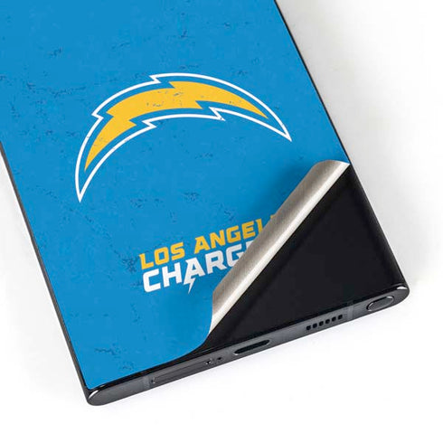 NFL Los Angeles Chargers - Alternate Distressed Galaxy S24 Ultra Skin