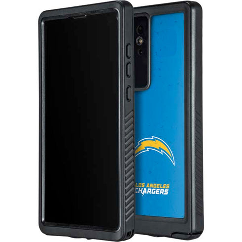 NFL Los Angeles Chargers - Alternate Distressed Galaxy S24 Ultra Waterproof Case