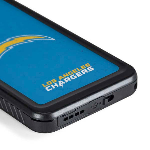 NFL Los Angeles Chargers - Alternate Distressed Galaxy S24 Waterproof Case