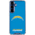 NFL Los Angeles Chargers - Alternate Distressed Galaxy S25 FE Clear Case