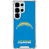 NFL Los Angeles Chargers - Alternate Distressed Galaxy S25 Ultra Clear Case