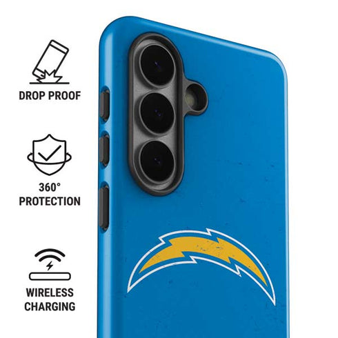 NFL Los Angeles Chargers - Alternate Distressed Galaxy S26 Plus Impact Case