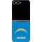 NFL Los Angeles Chargers - Alternate Distressed Galaxy Z Flip6 Skin
