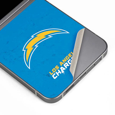 NFL Los Angeles Chargers - Alternate Distressed Galaxy Z Flip6 Skin