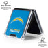 NFL Los Angeles Chargers - Alternate Distressed Galaxy Z Flip7 Clear Case