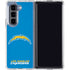 NFL Los Angeles Chargers - Alternate Distressed Galaxy Z Fold5 5G Clear Case