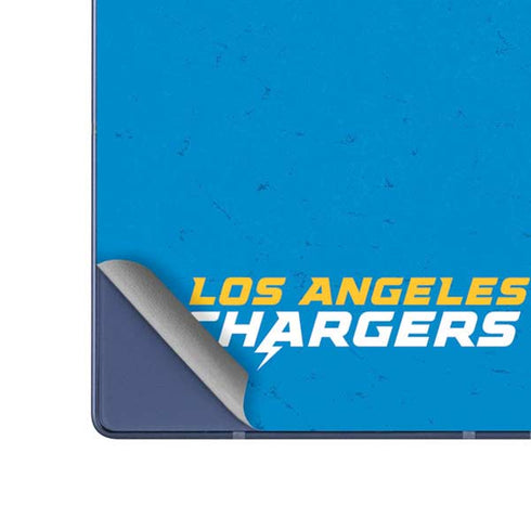 NFL Los Angeles Chargers - Alternate Distressed Galaxy Z Fold6 Skin