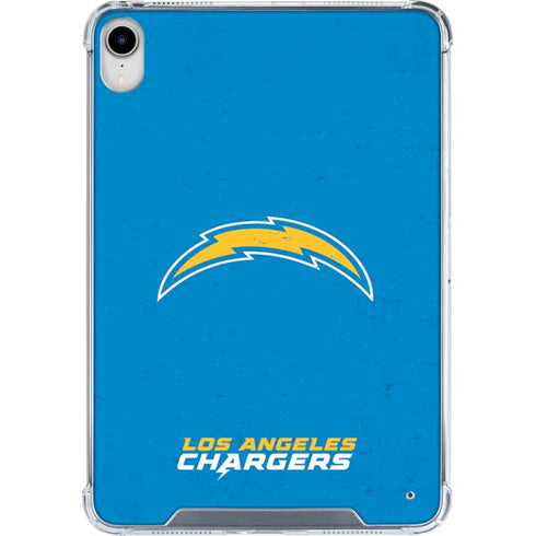 NFL Los Angeles Chargers - Alternate Distressed iPad 11th Gen (2025) Clear Case