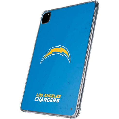 NFL Los Angeles Chargers - Alternate Distressed iPad Pro 11in (2024) Clear Case
