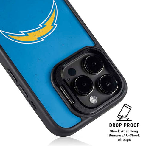 NFL Los Angeles Chargers - Alternate Distressed iPhone 13 Pro Max Kickstand Case
