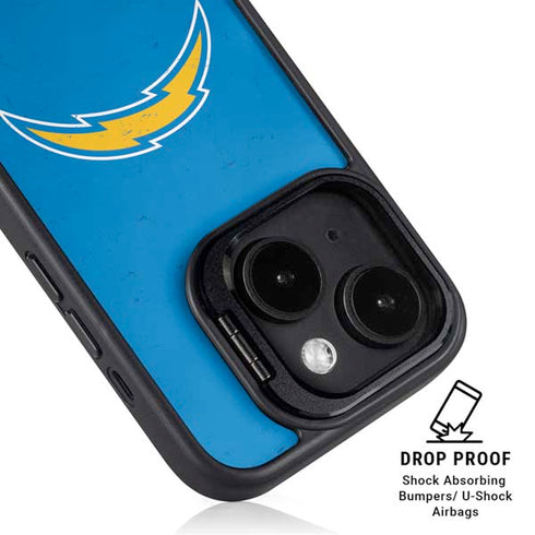NFL Los Angeles Chargers - Alternate Distressed iPhone 14 Plus Kickstand Case