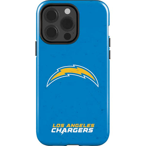 NFL Los Angeles Chargers - Alternate Distressed iPhone 15 Pro Impact Case