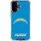 NFL Los Angeles Chargers - Alternate Distressed iPhone 16 Clear Case