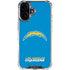 NFL Los Angeles Chargers - Alternate Distressed iPhone 16 Clear Case
