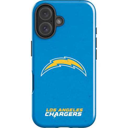 NFL Los Angeles Chargers - Alternate Distressed iPhone 16 Plus Impact Case