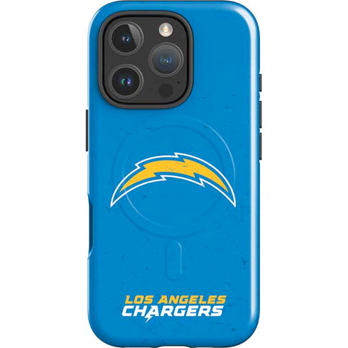 NFL Los Angeles Chargers - Alternate Distressed iPhone 16 Pro Magsafe Impact Case