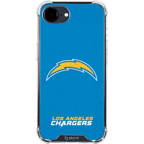 NFL Los Angeles Chargers - Alternate Distressed iPhone 16e Clear Case