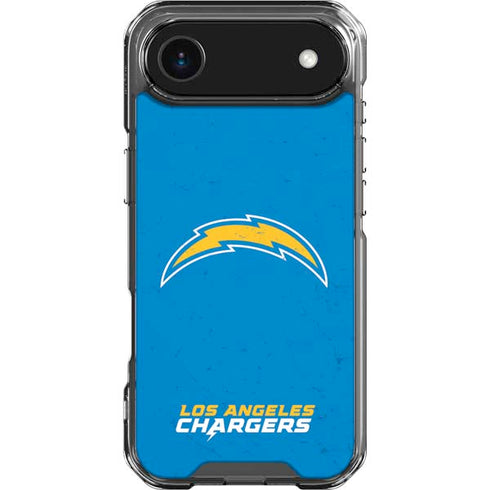 NFL Los Angeles Chargers - Alternate Distressed iPhone 17 Air Clear Case