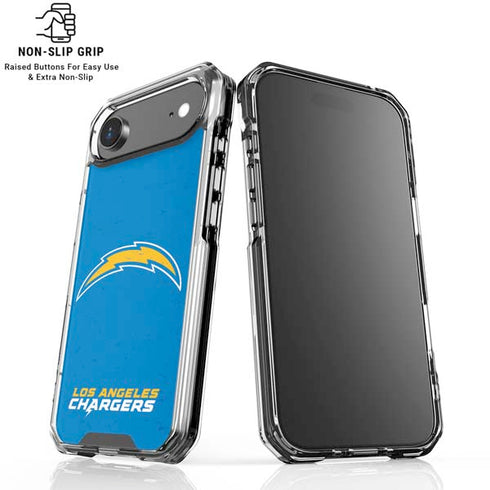 NFL Los Angeles Chargers - Alternate Distressed iPhone 17 Air Clear Case