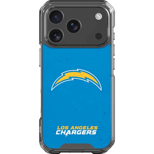 NFL Los Angeles Chargers - Alternate Distressed iPhone 17 Pro Clear Case