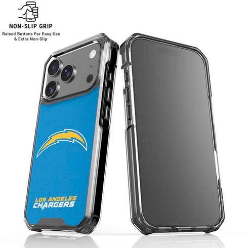 NFL Los Angeles Chargers - Alternate Distressed iPhone 17 Pro Clear Case