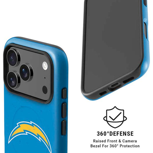 NFL Los Angeles Chargers - Alternate Distressed iPhone 17 Pro Magsafe Impact Case