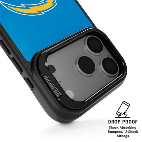 NFL Los Angeles Chargers - Alternate Distressed iPhone 17 Pro Max Kickstand Case