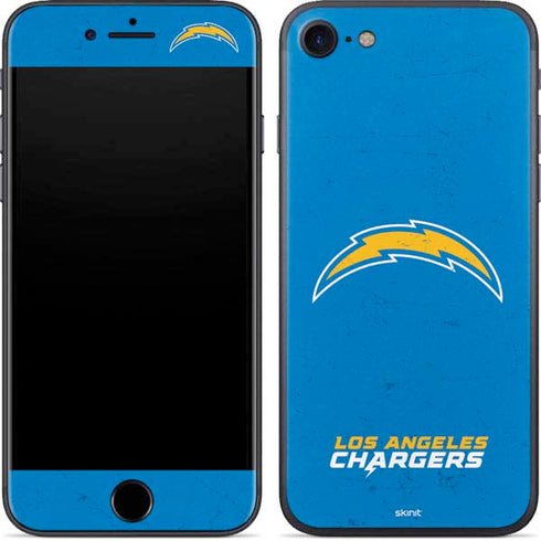 NFL Los Angeles Chargers - Alternate Distressed iPhone 8 Skin