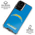 NFL Los Angeles Chargers - Alternate Distressed Moto G Power 5G (2024) Clear Case