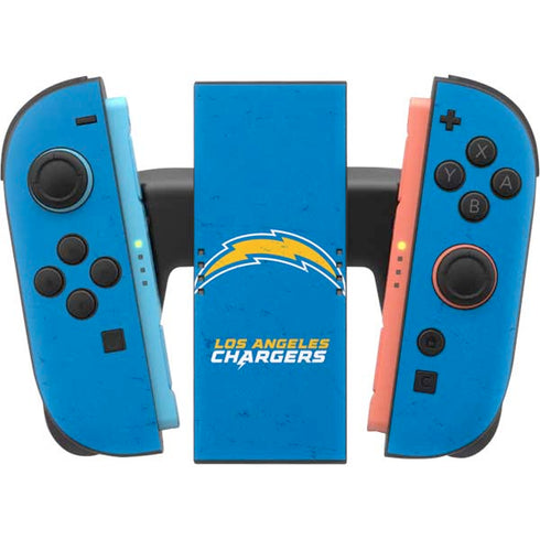 NFL Los Angeles Chargers - Alternate Distressed Nintendo Switch 2 (2025) Joy-Con Controller Skin