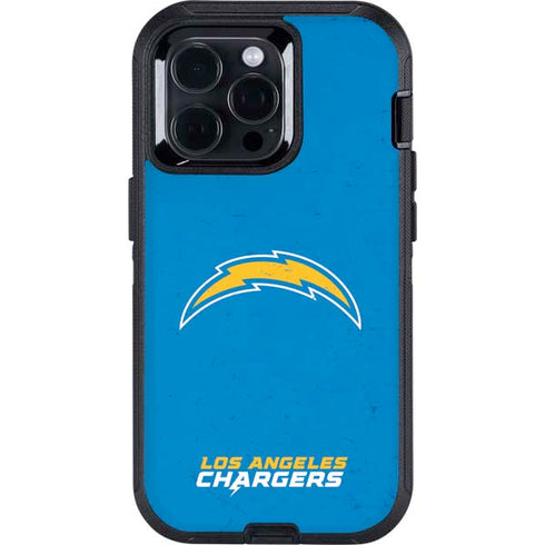 NFL Los Angeles Chargers - Alternate Distressed Otterbox Defender iPhone Skin