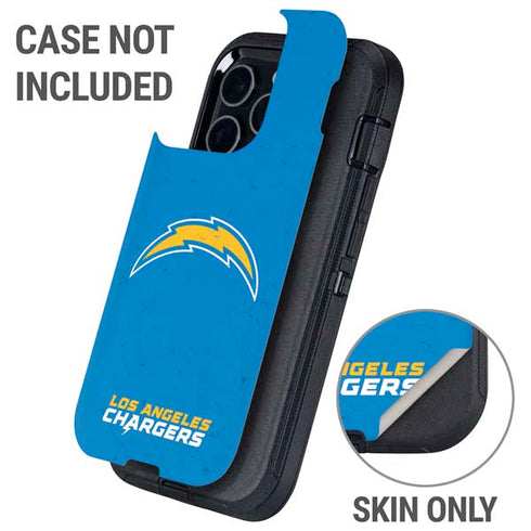 NFL Los Angeles Chargers - Alternate Distressed Otterbox Defender iPhone Skin