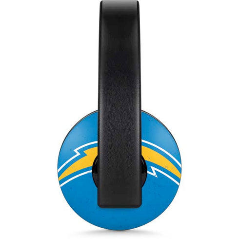 NFL Los Angeles Chargers - Alternate Distressed PlayStation 4 Gold Wireless Headset Skin
