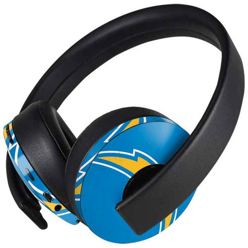 NFL Los Angeles Chargers - Alternate Distressed PlayStation 4 Gold Wireless Headset Skin