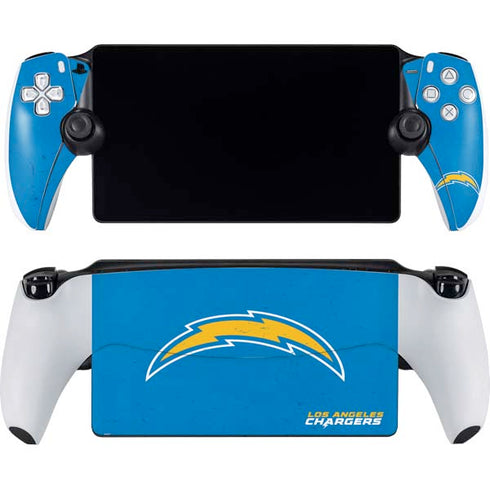 NFL Los Angeles Chargers - Alternate Distressed PlayStation Portal Remote Player Skin