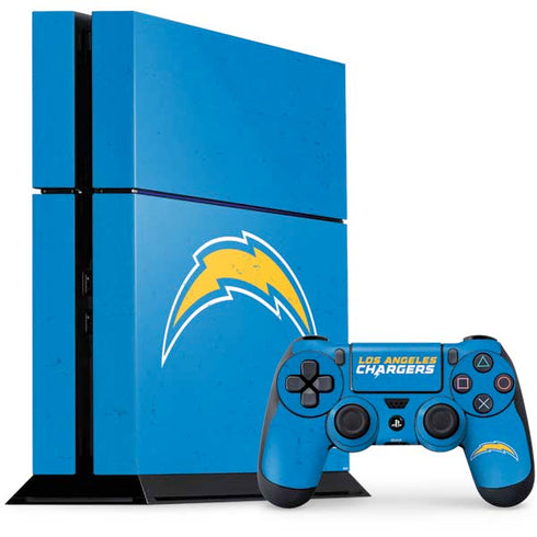 NFL Los Angeles Chargers - Alternate Distressed PlayStation PS4 Skins