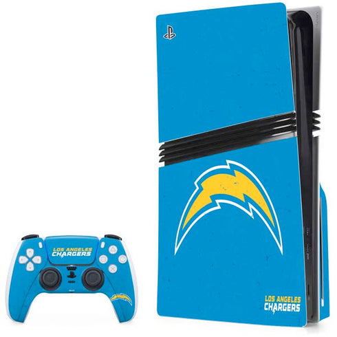 NFL Los Angeles Chargers - Alternate Distressed PlayStation PS5 Skins