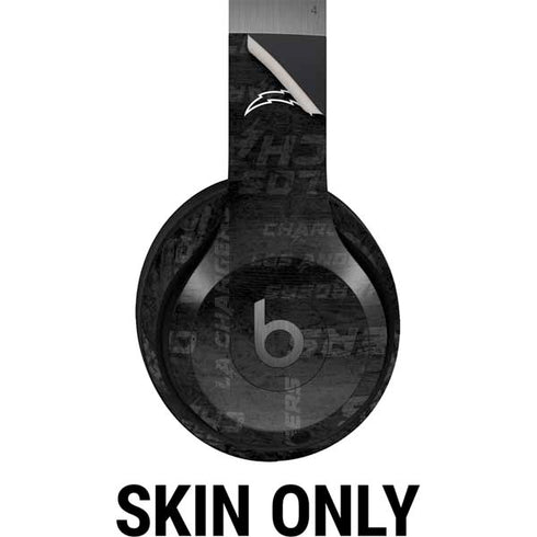NFL Los Angeles Chargers Black & White Beats Solo 4 Wireless Headphones Skin