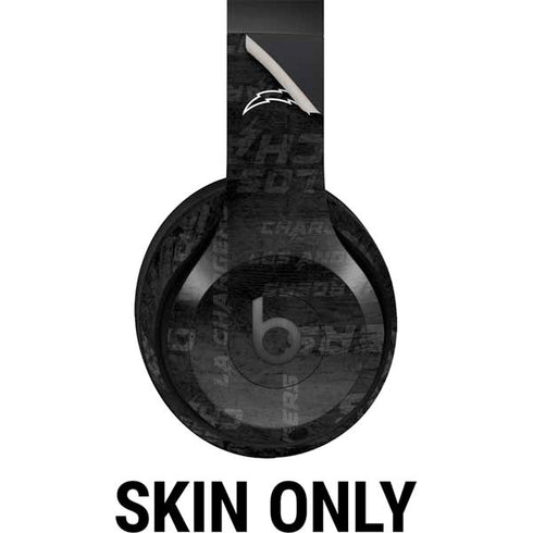 NFL Los Angeles Chargers Black & White Beats Studio Pro Wireless Headphones Skin