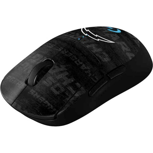 NFL Los Angeles Chargers Black & White G Pro Wireless Gaming Mouse Skin