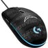 NFL Los Angeles Chargers Black & White G203 Prodigy RGB Wired Gaming Mouse Skin