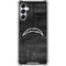 NFL Los Angeles Chargers Black & White Gabb Phone 4 Clear Case