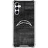 NFL Los Angeles Chargers Black & White Gabb Phone 4 Clear Case