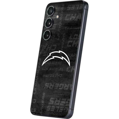 NFL Los Angeles Chargers Black & White Galaxy A16 5G Skin